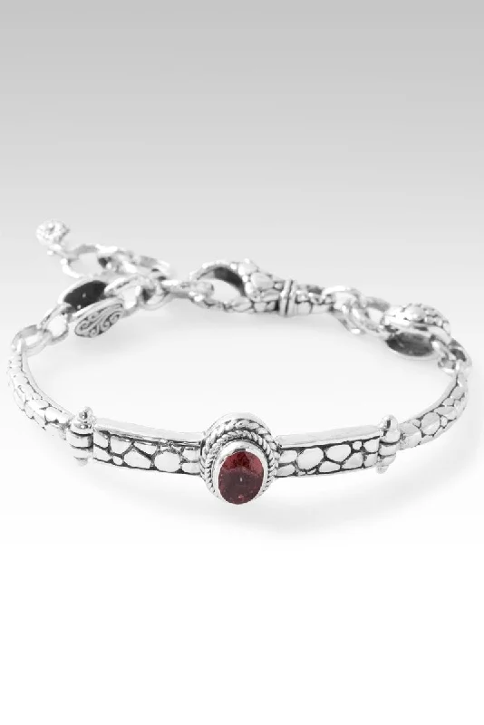 Jewelry Deals That Sparkle – Shop Today Divine Purpose Bracelet™ in Malaia Garnet
