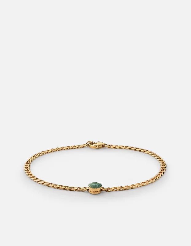 Unmissable Deals On Handmade Jewelry Collections Dove Type Chain Bracelet, Gold Vermeil