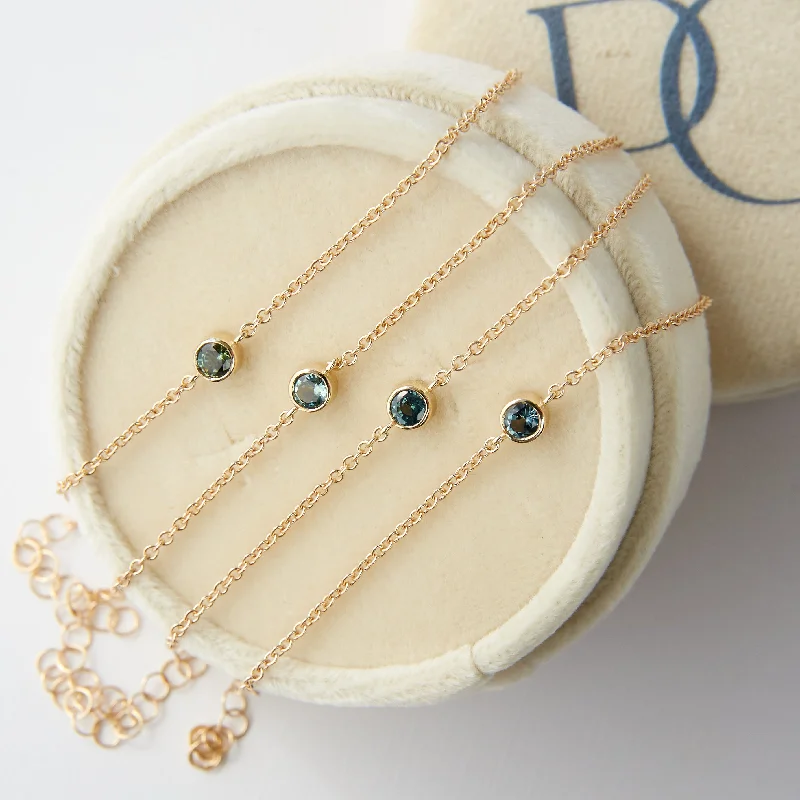 Dazzle With Discounts – Shop Jewelry On Sale Ellie Bracelet - Bezel Setting with Sapphires Dazzle With Discounts – Shop Jewelry On Sale Ellie Bracelet - Bezel Setting with Sapphires