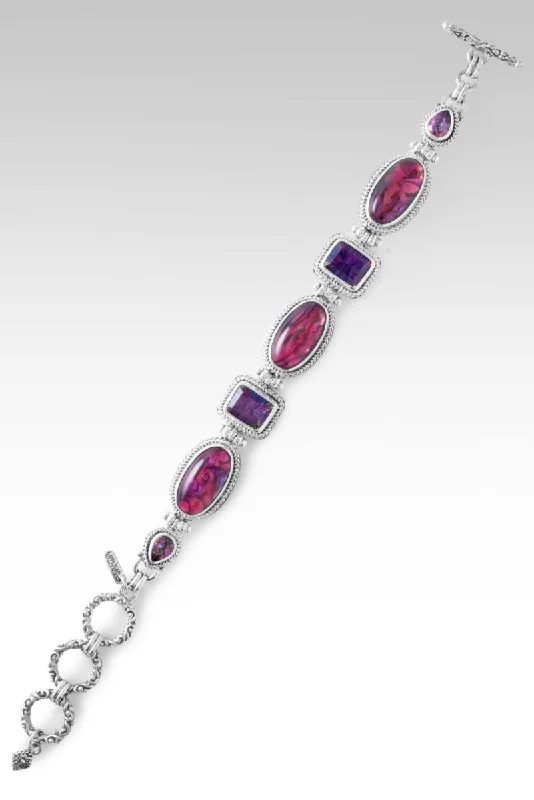 Special Deals On Handcrafted And Designer Jewelry Embellish Bracelet™ in Pink Purple Abalone