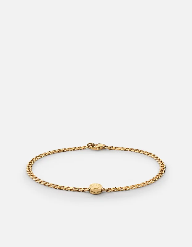 Premium Jewelry, Premium Discounts – Act Fast Empire Chain Bracelet, Gold Vermeil