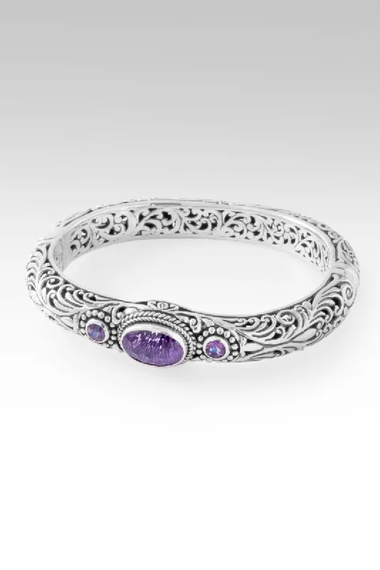Affordable Glamour – Premium Jewelry For Less Everything I Need Bangle™ in Amethyst Affordable Glamour – Premium Jewelry For Less Everything I Need Bangle™ in Amethyst