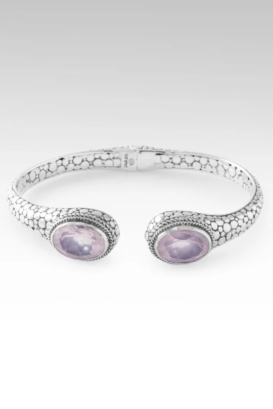 Unique Jewelry Designs Now At Discounted Rates Faithful Servant Tip-to-Tip Bracelet™ in Cloud Pink Rose Quartz Unique Jewelry Designs Now At Discounted Rates Faithful Servant Tip-to-Tip Bracelet™ in Cloud Pink Rose Quartz