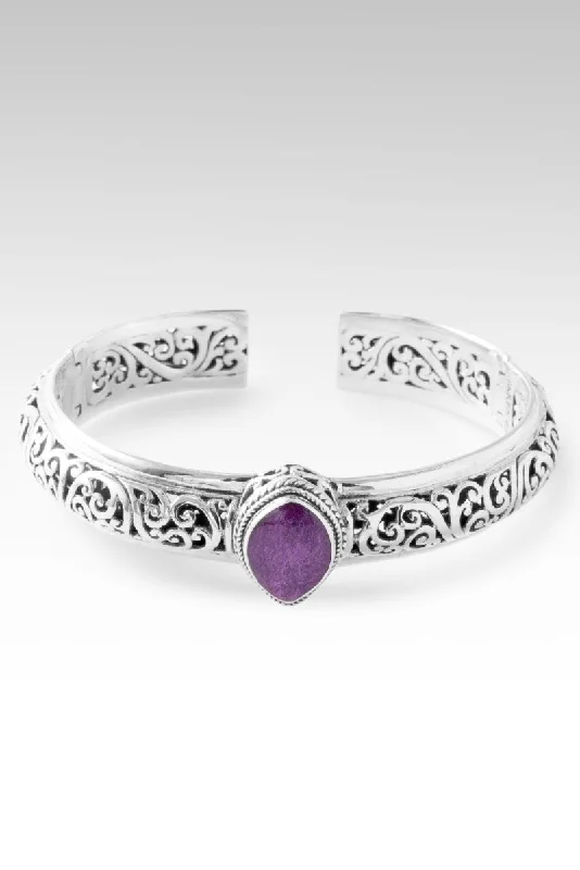 Seasonal Jewelry Sale – Upgrade Your Style Today Faithful Walk Cuff™ in Purpurite