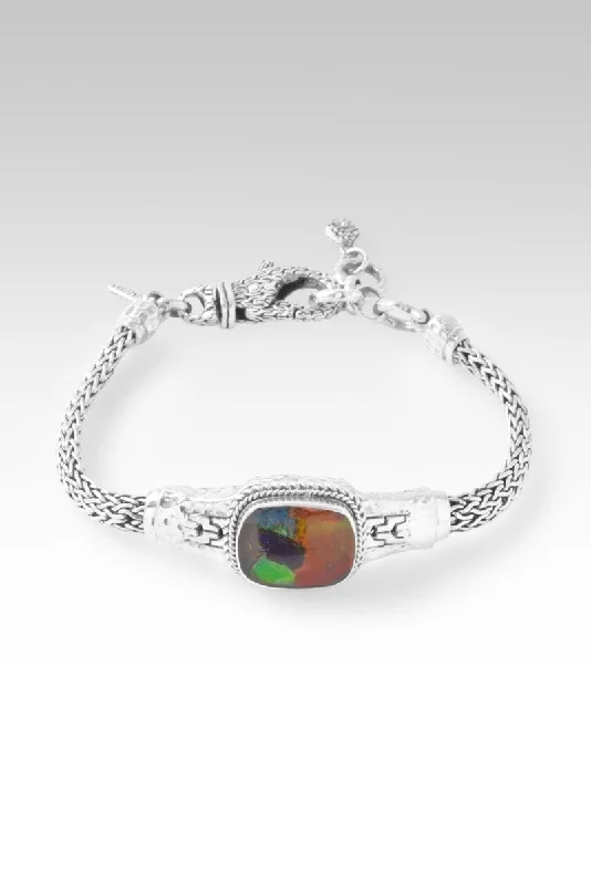 Premium Jewelry At Special Low Prices For A Limited Time Fear Not Bracelet™ in Ammolite Triplet Premium Jewelry At Special Low Prices For A Limited Time Fear Not Bracelet™ in Ammolite Triplet