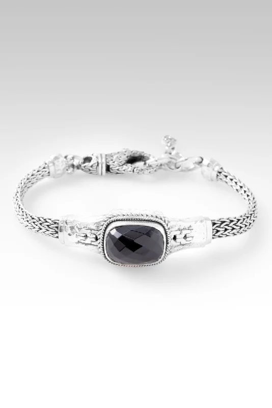 Discounted Luxury Jewelry – Shine Without The Splurge Fear Not Bracelet™ in Black Spinel Discounted Luxury Jewelry – Shine Without The Splurge Fear Not Bracelet™ in Black Spinel