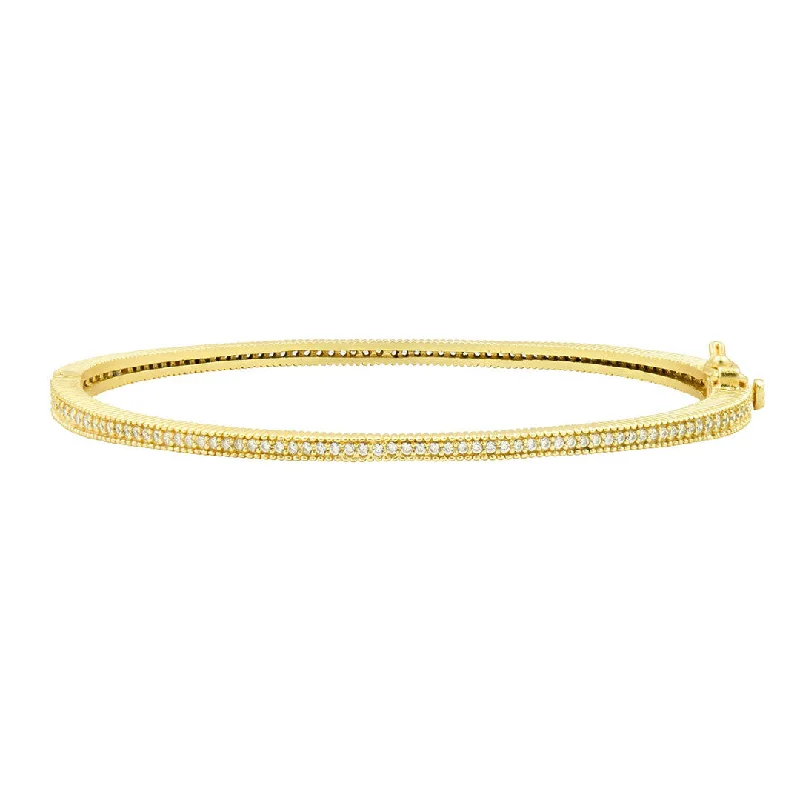 Your Dream Jewelry At Dream Prices Freida Rothman Signature Thin Pavé Hinge Bangle Your Dream Jewelry At Dream Prices Freida Rothman Signature Thin Pavé Hinge Bangle