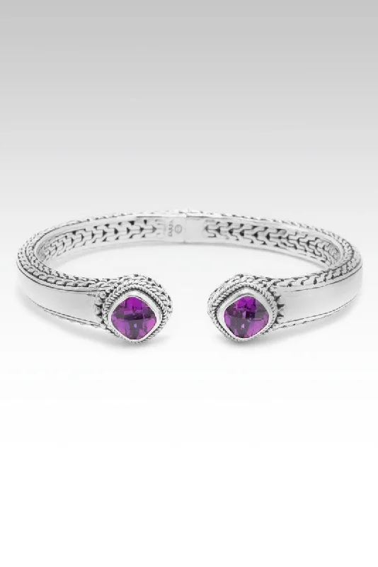 Trending Jewelry Styles Now At Limited-Time Discounts Generosity Prospers Tip-to-Tip Bracelet™ in Magenta Lab Created Sapphire