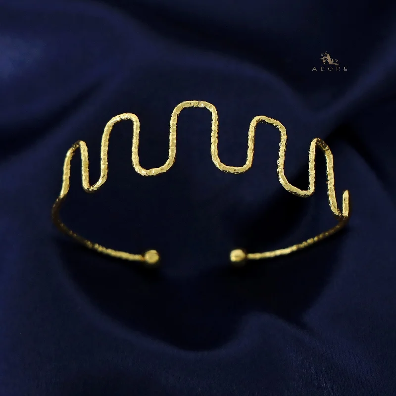 Holiday Jewelry Sale – Perfect Gifts At Great Prices Golden Hammered Zig Zag Bangle