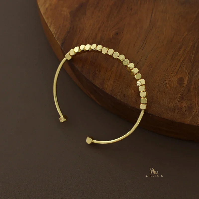 Premium Jewelry At Special Low Prices For A Limited Time Golden Mini Cubes Bangle