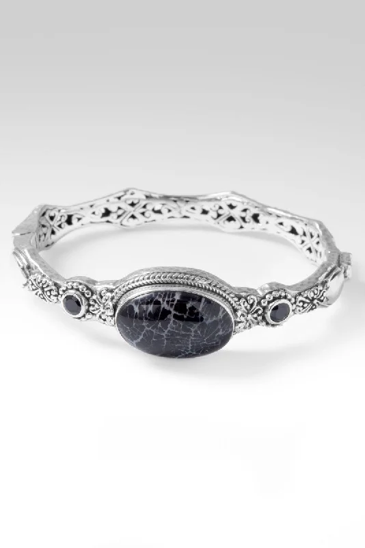 Elegant Jewelry Pieces At Unbelievable Prices Grace Changes Everything Bangle II™ in Black Indonesian Coral