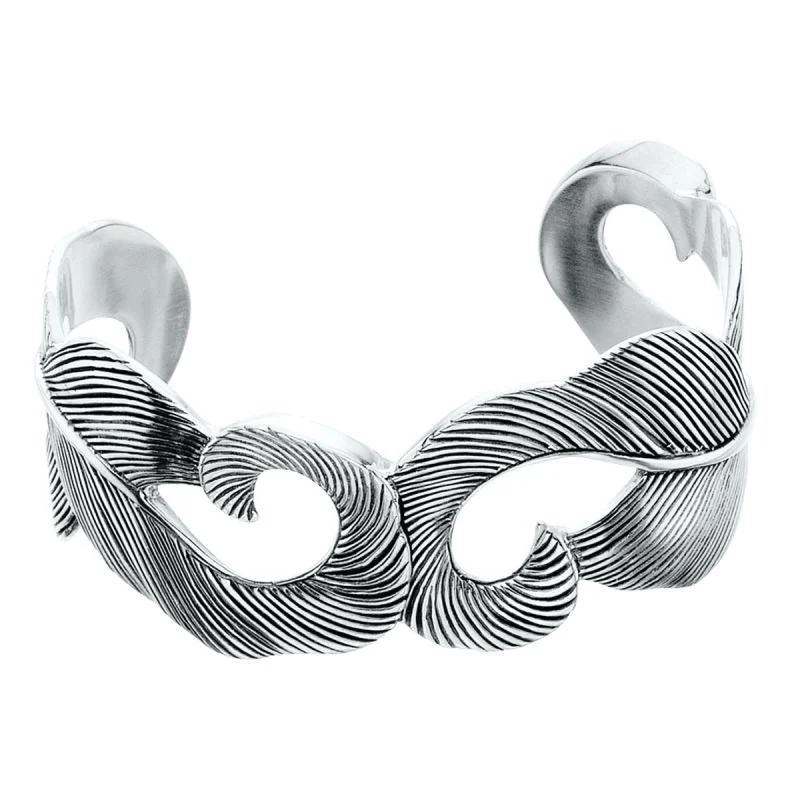 Your Dream Jewelry At Dream Prices – Shop Now Grainger McKoy Sterling Silver Mallard Feather Cuff