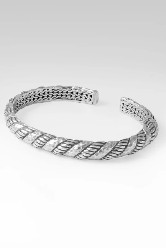 Chic, Trendy, And Affordable Jewelry Sale Guidance Cuff™ in Hammered