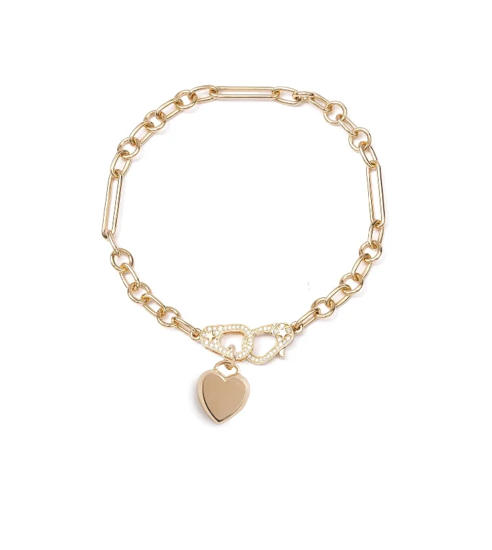 Unique Jewelry Designs Now At Discounted Rates Heart Ingot - Love : Sister Hooks Small Mixed Clip Bracelet Unique Jewelry Designs Now At Discounted Rates Heart Ingot - Love : Sister Hooks Small Mixed Clip Bracelet
