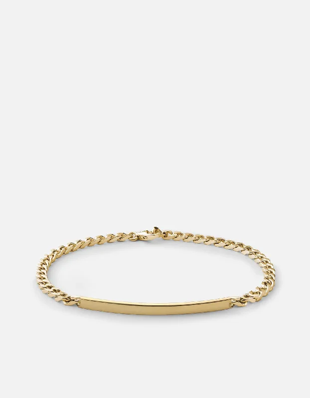 Your Perfect Accessory Now At The Best Price 3mm ID Chain Bracelet, Gold