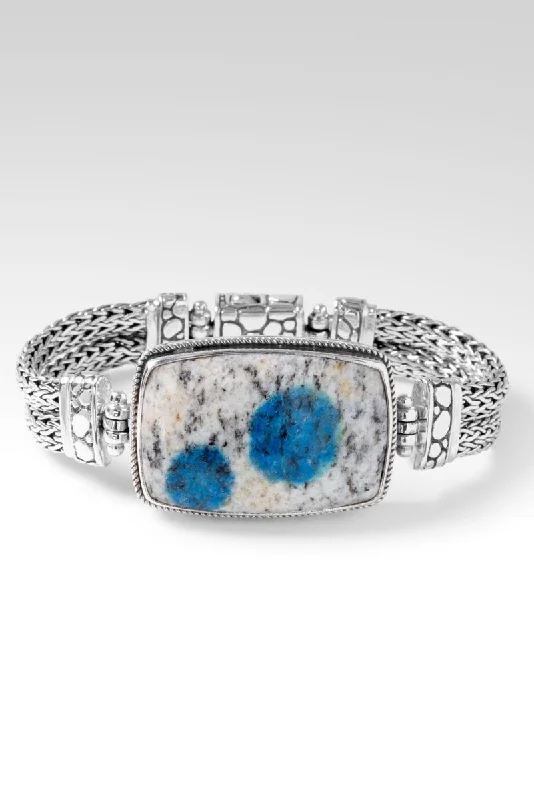 Make Your Outfit Shine With Discounted Jewelry Inspired Renewal Bracelet™ in K2 Azurite