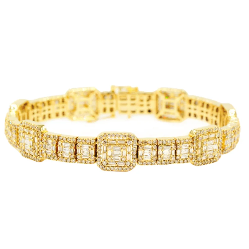 Special Deals On Handcrafted And Designer Jewelry 14KY 8.50CTW BAGUETTE DIAMOND SQUARE CLUSTER 8" Special Deals On Handcrafted And Designer Jewelry 14KY 8.50CTW BAGUETTE DIAMOND SQUARE CLUSTER 8"