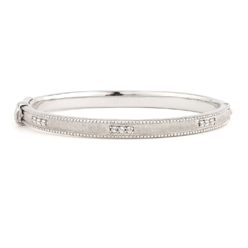 Bestselling Jewelry At Special Promotional Rates Jude Frances Silver Simple Lisse Bangle