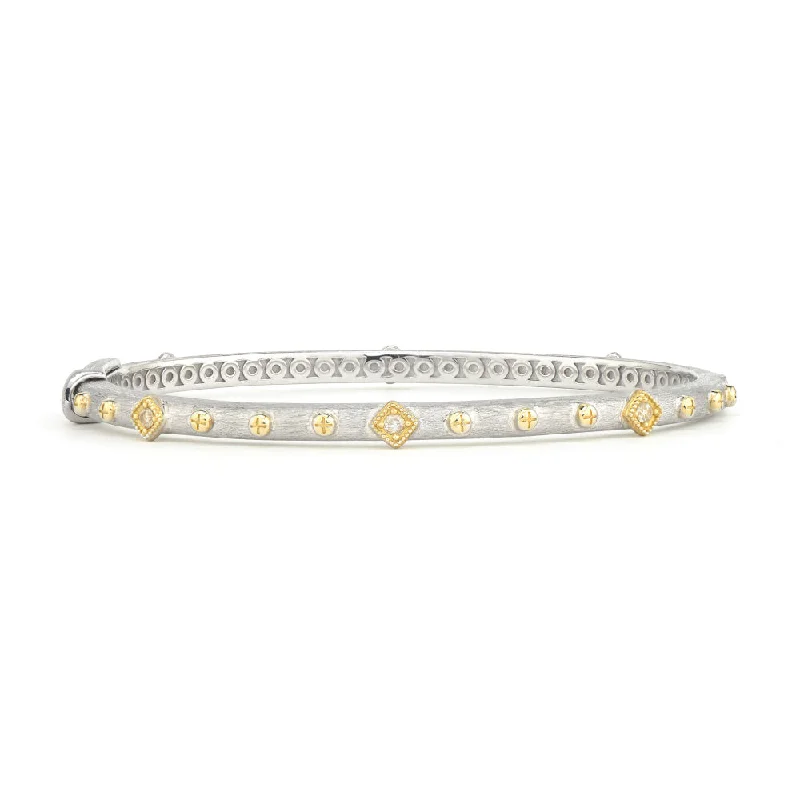 Timeless Beauty, Unbeatable Deals – Jewelry Sale On Jude Frances Mixed Metal Alternating Kite Bangle Timeless Beauty, Unbeatable Deals – Jewelry Sale On Jude Frances Mixed Metal Alternating Kite Bangle