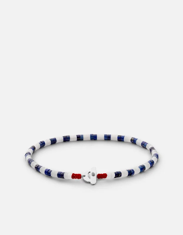 Waterproof Stainless Steel Jewelry For Lasting Beauty Kai Lapis Bracelet, Sterling Silver