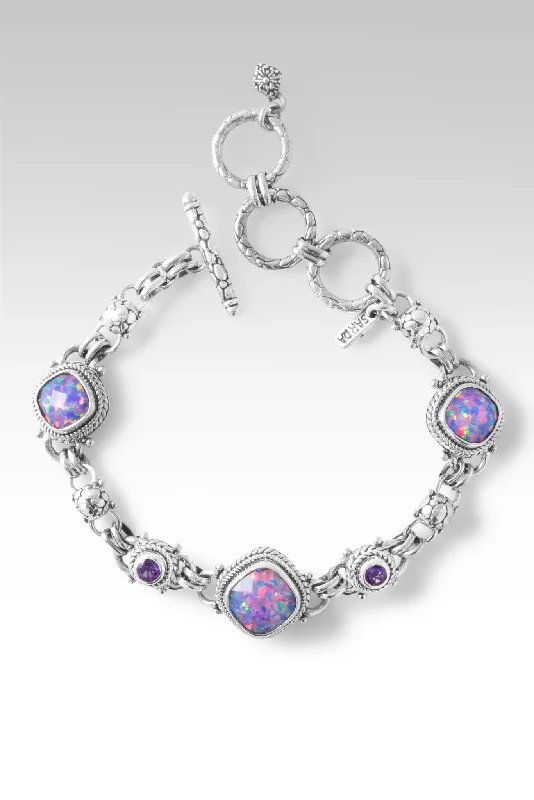 The Perfect Jewelry Piece At The Perfect Discount Lasting Change Bracelet II™ in Multi Lavender Simulated Opal The Perfect Jewelry Piece At The Perfect Discount Lasting Change Bracelet II™ in Multi Lavender Simulated Opal