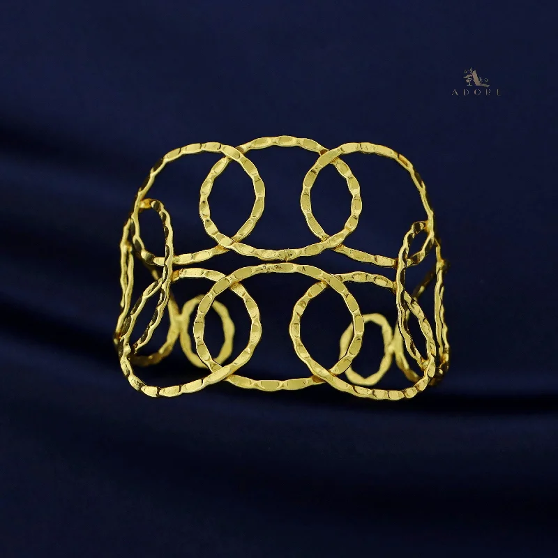 Unique Jewelry Designs Now At Discounted Rates Mariah Golden Hammered Circlets Bangle