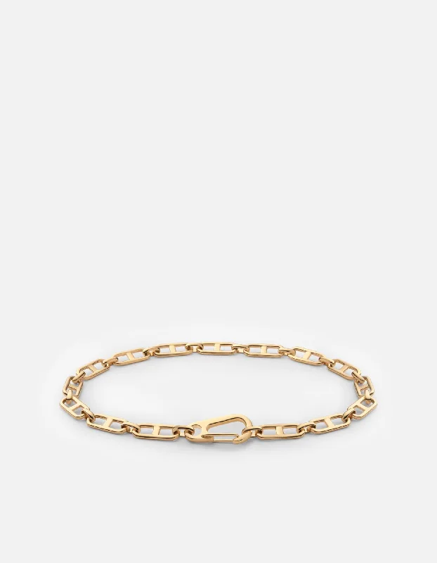 Elevate Your Outfit With Discounted Statement Jewelry Marinero Chain Link Bracelet, Gold Vermeil