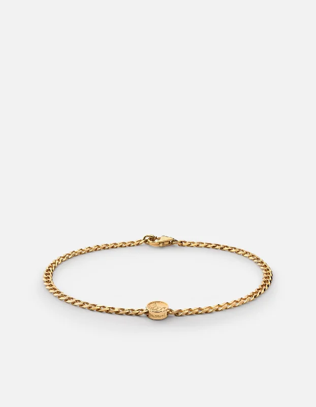Elegant Rose Gold Jewelry For A Stylish Touch Meridian Chain Bracelet, Gold Vermeil