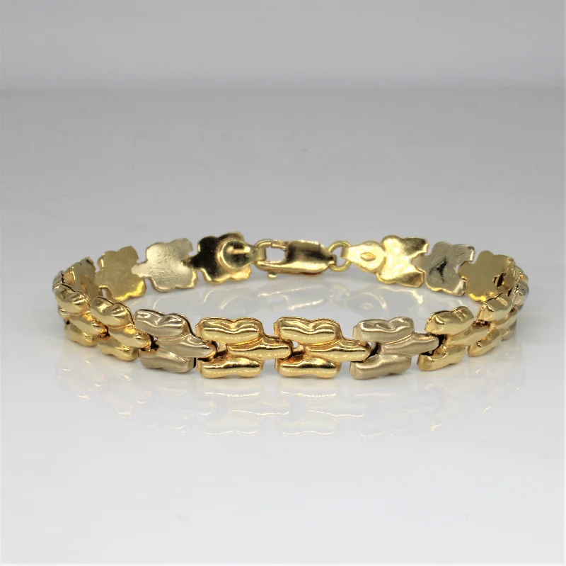 Huge Savings On Premium Jewelry Styles Two Tone Heavy Link Bracelet | 7.5" |