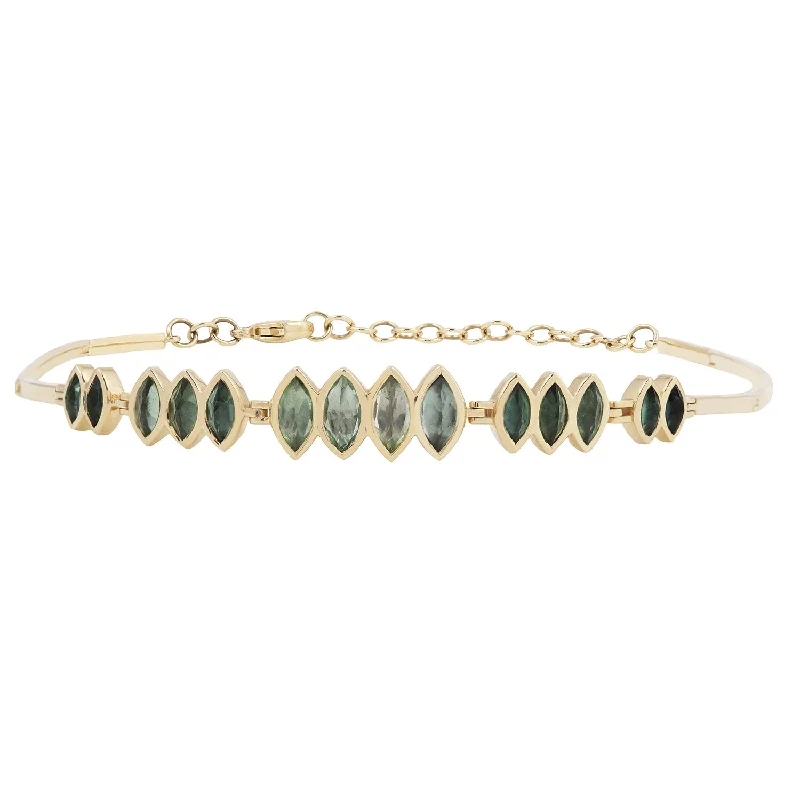 Exclusive Gemstone Jewelry Markdowns – Shop Now Multi Tourmaline Articulated Bracelet