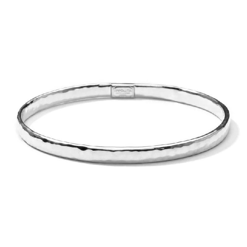 Modern Jewelry At Exclusive Discounts – Shop Today Classico Flat Hammered Bangle