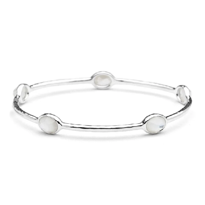 Premium Jewelry At Special Low Prices For A Limited Time Rock Candy Mother of Pearl Doublet Bangle