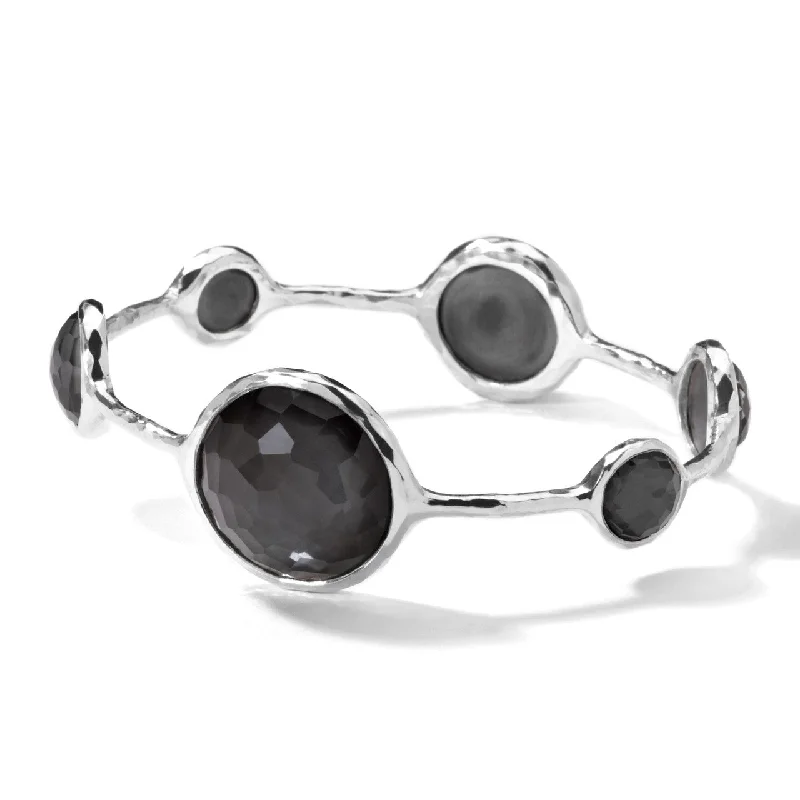 Special Deals On Handcrafted And Designer Jewelry Wonderland Lollipop in Hematite Bangle Special Deals On Handcrafted And Designer Jewelry Wonderland Lollipop in Hematite Bangle
