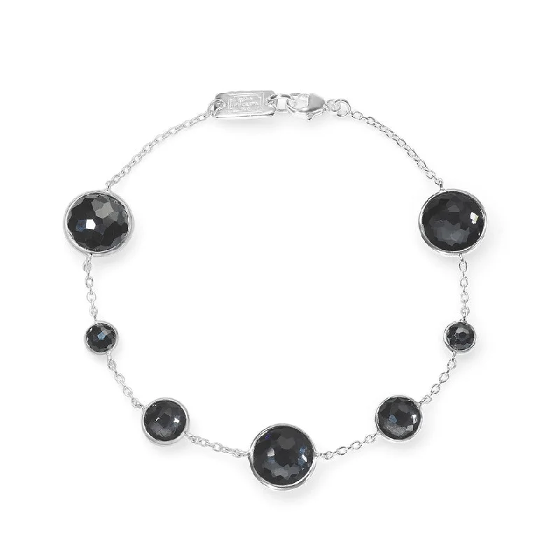 Luxury Jewelry Sale – Elegant Styles At Unbeatable Prices Clear Quartz/Hematite Lollipop 7 Stone Link Bracelet Luxury Jewelry Sale – Elegant Styles At Unbeatable Prices Clear Quartz/Hematite Lollipop 7 Stone Link Bracelet