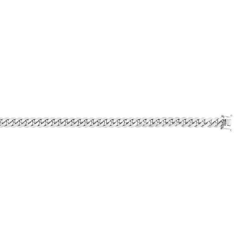 Luxury Jewelry Clearance – Shop Premium Styles Now Silver 8.5 inches with Rhodium Finish Polished Miami Cuban Bracelet with Box Clasp Luxury Jewelry Clearance – Shop Premium Styles Now Silver 8.5 inches with Rhodium Finish Polished Miami Cuban Bracelet with Box Clasp