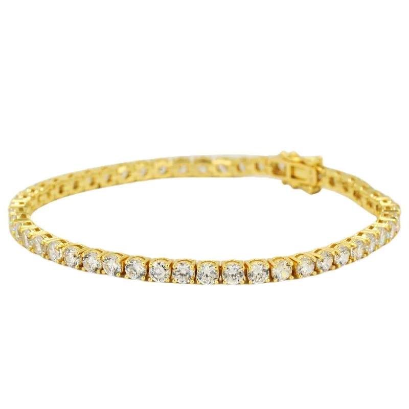 Exclusive Jewelry Offers – Shine For Less CZ SILVER TENNIS BRACELET 8" - 8.5"