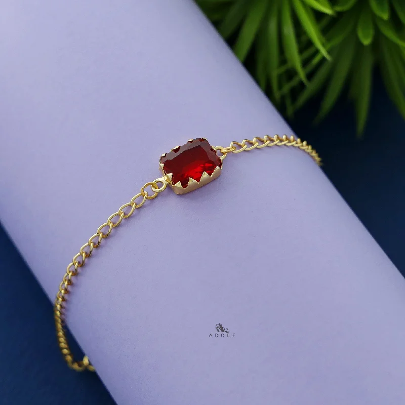 Modern Statement Jewelry For Bold Styling Single Glossy Rectangle Bracelet