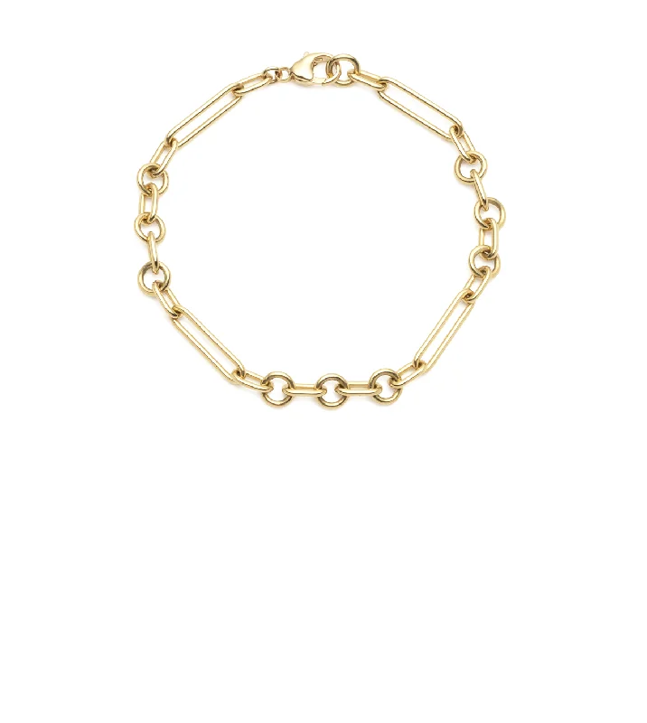Trendy Minimalist Jewelry For Everyday Wear Small Mixed Clip Bracelet