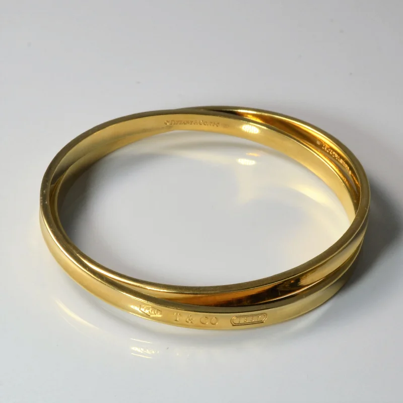 Last Chance To Shop High-End Jewelry At Markdown Prices Tiffany & Co.' 1837 Interlocking Circles Bangle Bracelet | 8.5" | Last Chance To Shop High-End Jewelry At Markdown Prices Tiffany & Co.' 1837 Interlocking Circles Bangle Bracelet | 8.5" |