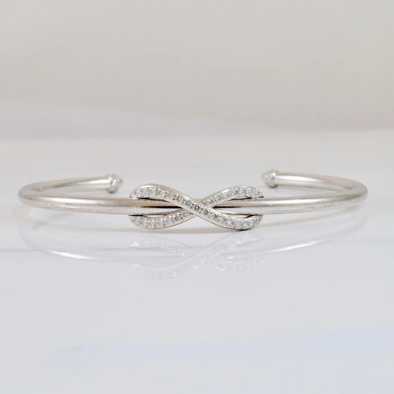 Exclusive Gemstone Jewelry Markdowns – Shop Now Tiffany & Co.' Infinity Cuff | 0.50 ctw SZ 7.5" | Exclusive Gemstone Jewelry Markdowns – Shop Now Tiffany & Co.' Infinity Cuff | 0.50 ctw SZ 7.5" |