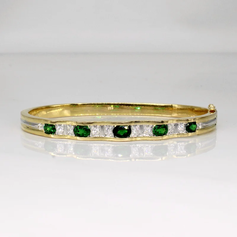 Limited-Stock Jewelry Sale – Once It's Gone, It's Gone Tsavorite Garnet & Diamond Bracelet | 1.25ctw, 0.20ctw | 7" |