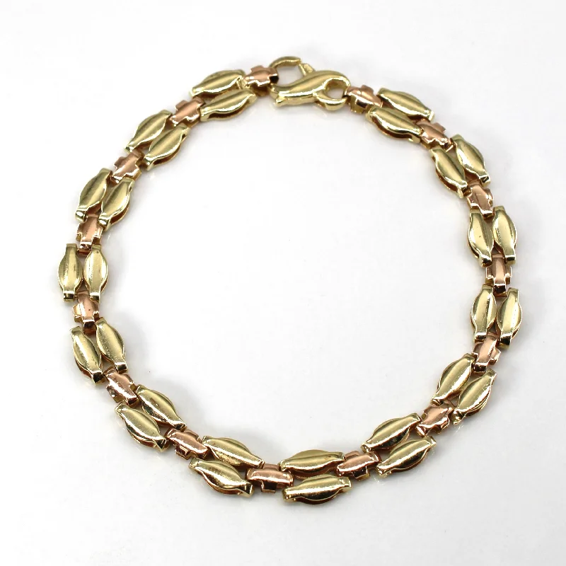 Unique Jewelry For Less – Shop The Sale Now Two Tone Gold Chain Bracelet | 7.5"|