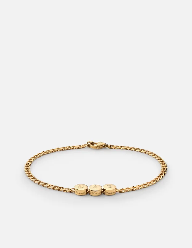 Bold And Beautiful Jewelry Now At Irresistible Prices Type Chain Bracelet, Gold Vermeil