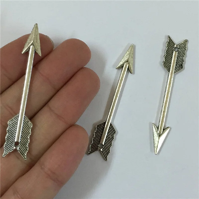Huge Markdowns On Premium Jewelry Styles 10 units antique sliver arrow pendant charms jewelry finding suppliers D-3-118