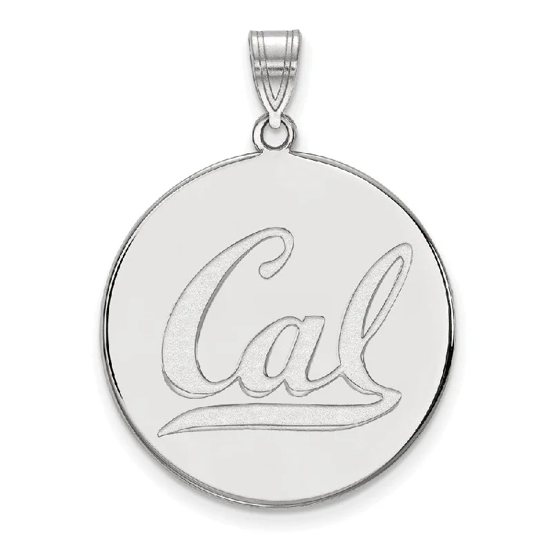 Seasonal Jewelry Sale – Upgrade Your Collection 10k White Gold California Berkeley XL 'Cal' Disc Pendant Seasonal Jewelry Sale – Upgrade Your Collection 10k White Gold California Berkeley XL 'Cal' Disc Pendant