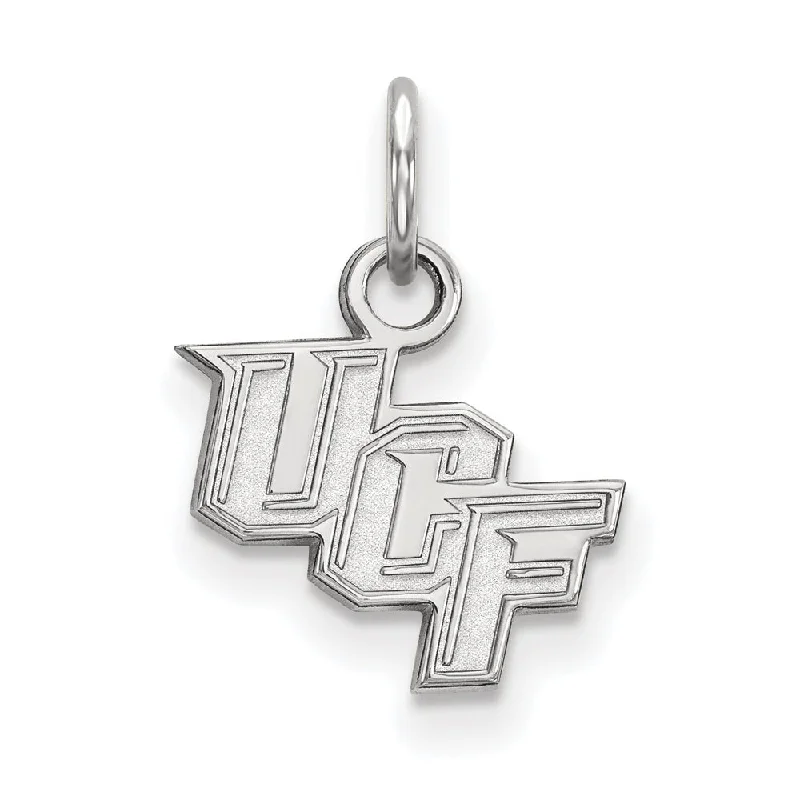 Limited-Stock Jewelry Sale – Once It's Gone, It's Gone 10k White Gold Central Florida XS (Tiny) Charm or 'UCF' Pendant