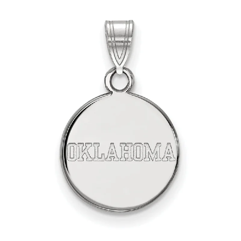 Unmissable Jewelry Clearance – Final Reductions 10k White Gold U. of Oklahoma Small Disc Pendant Unmissable Jewelry Clearance – Final Reductions 10k White Gold U. of Oklahoma Small Disc Pendant