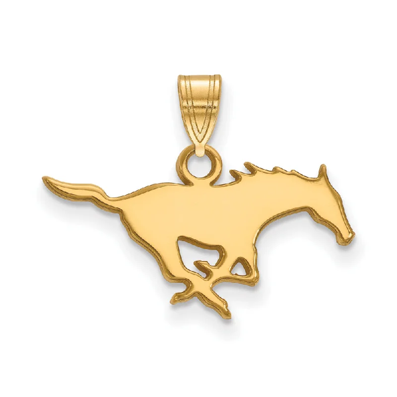 Timeless Elegance Now At Special Discounts 10k Yellow Gold Southern Methodist U. Small Pendant Timeless Elegance Now At Special Discounts 10k Yellow Gold Southern Methodist U. Small Pendant