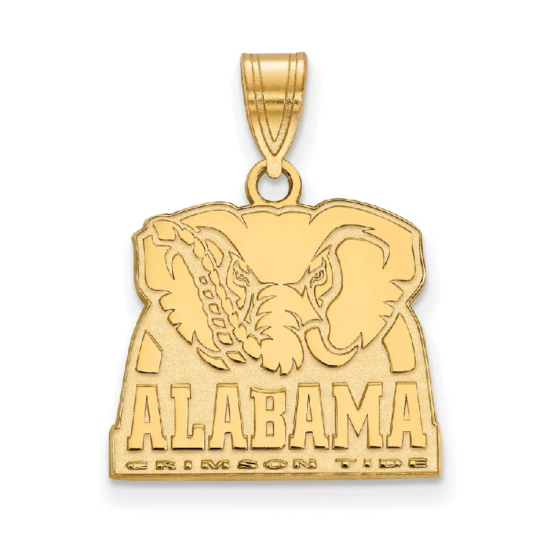 Fashion-Forward Geometric Jewelry For Contemporary Style 10k Yellow Gold U. of Alabama Medium Logo Pendant Fashion-Forward Geometric Jewelry For Contemporary Style 10k Yellow Gold U. of Alabama Medium Logo Pendant