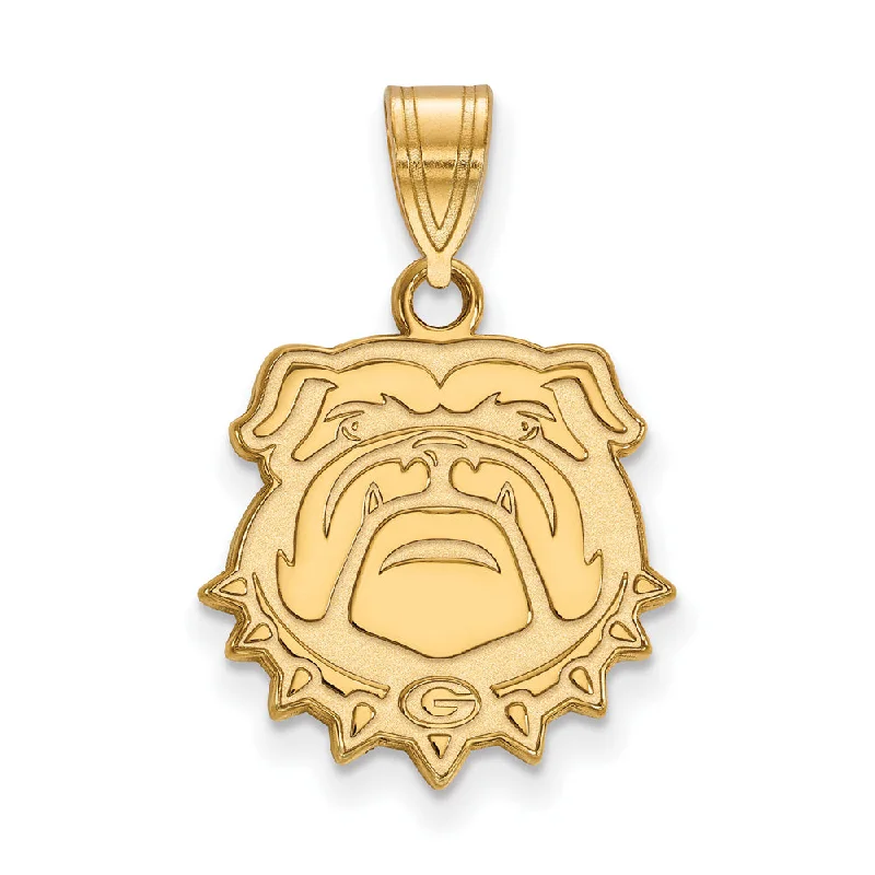 Holiday Jewelry Sale – Perfect Gifts At Great Prices 10k Yellow Gold U. of Georgia Medium Bulldog Pendant